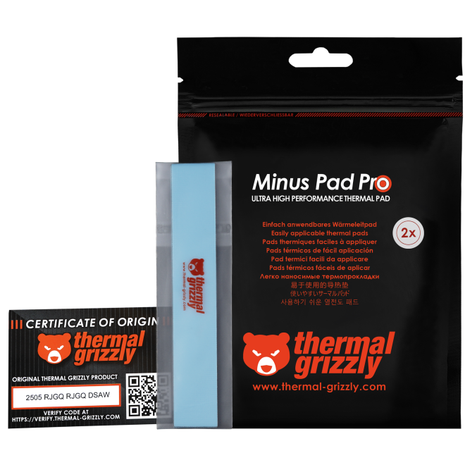 Thermal Grizzly TG Minus Pad Pro -120x20x1,0 mm 2 pcs